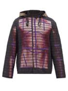 Matchesfashion.com Craig Green - Elastic-quilted Body-print Cotton Jacket - Mens - Purple