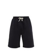 Studio Nicholson - Damon Cotton-jersey Shorts - Mens - Dark Navy