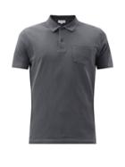 Matchesfashion.com Sunspel - Riviera Cotton-piqu Polo Shirt - Mens - Dark Grey