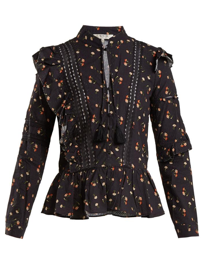 Sea Margaux Ditzy Floral-print Blouse