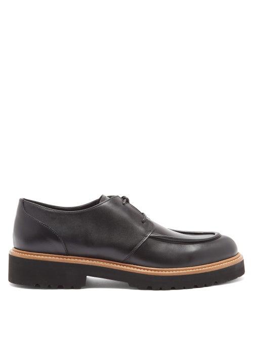 Matchesfashion.com Rupert Sanderson - Vesper Leather Derby Shoes - Womens - Black