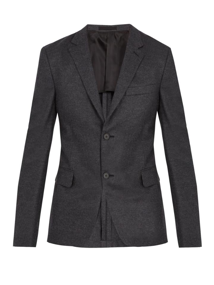 Prada Single-breasted Wool Blazer