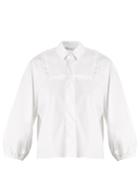 Redvalentino Bib-detail Stretch-cotton Shirt