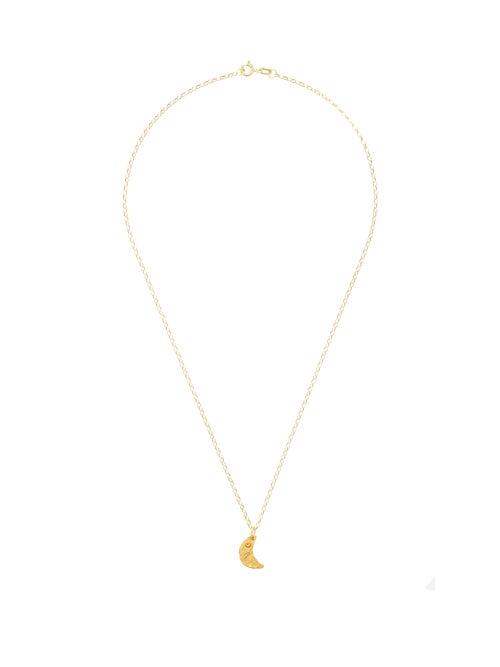 Matchesfashion.com Alighieri - The Faint Moonlight Diamond & Gold Necklace - Womens - Gold