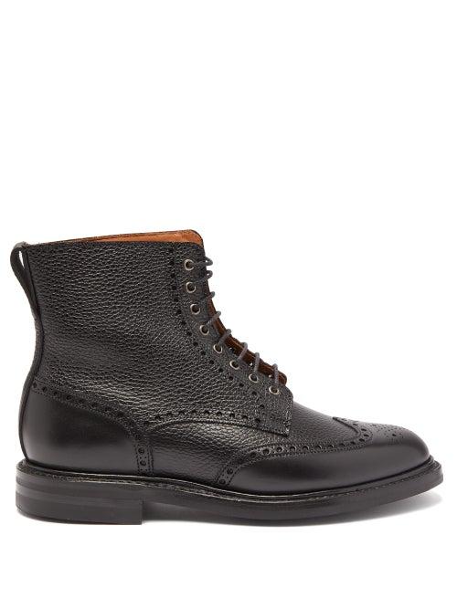 Matchesfashion.com Crockett & Jones - Grace 2 Leather Ankle Boots - Womens - Black