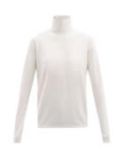 Matchesfashion.com Another Tomorrow - Roll-neck Wool-blend Sweater - Womens - White