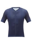 Caf Du Cycliste - Micheline Mesh-jersey Cycling Top - Mens - Navy