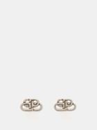 Balenciaga - Bb Stud Xs Metal Earrings - Womens - Silver