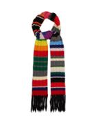 Matchesfashion.com Burberry - Rainbow Striped Cashmere Blend Scarf - Womens - Rainbow