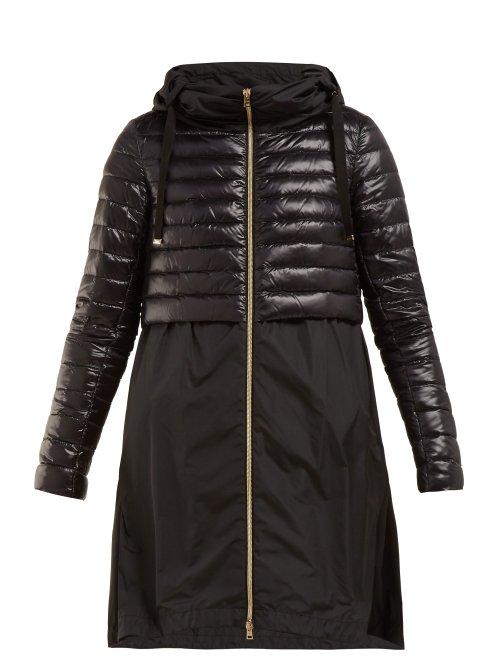 Matchesfashion.com Herno - Padded Nylon Coat - Womens - Black