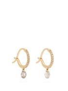 Raphaele Canot Set Free Sapphire & Diamond Hoop Earrings