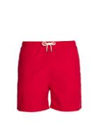 Matchesfashion.com Solid & Striped - The Classic Swim Shorts - Mens - Red