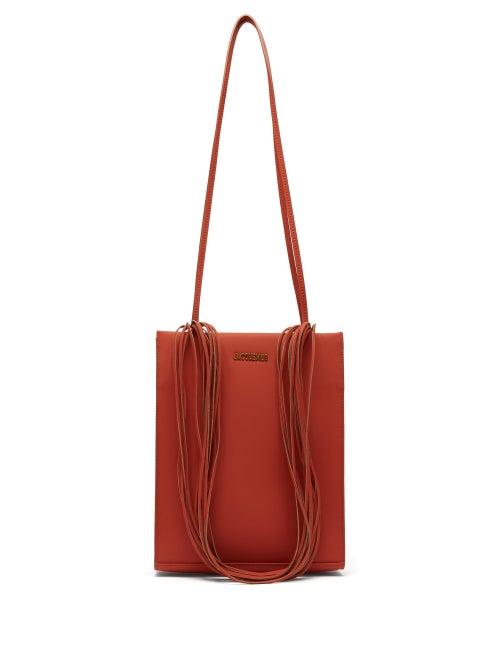 Matchesfashion.com Jacquemus - Le A4 Multi Strap Leather Tote - Womens - Orange