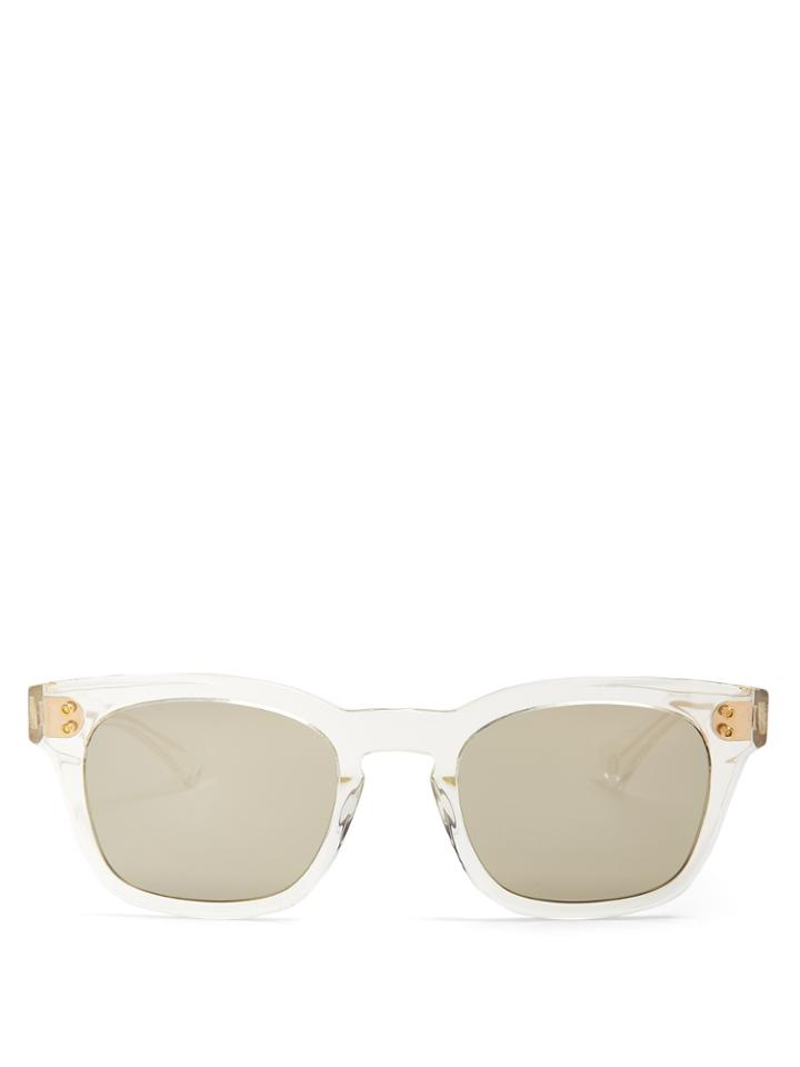 Dita Eyewear Mann Square-frame Acetate Sunglasses