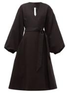 Matchesfashion.com Merlette - Sian Cotton Wrap Coat - Womens - Black