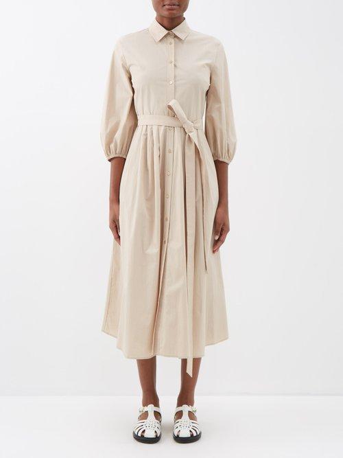 Weekend Max Mara - Abete Shirt Dress - Womens - Beige