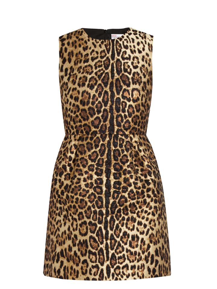 Redvalentino Leopard-jacquard Dress