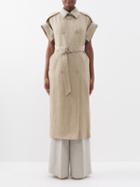 Max Mara - Girello Trench Coat - Womens - Beige