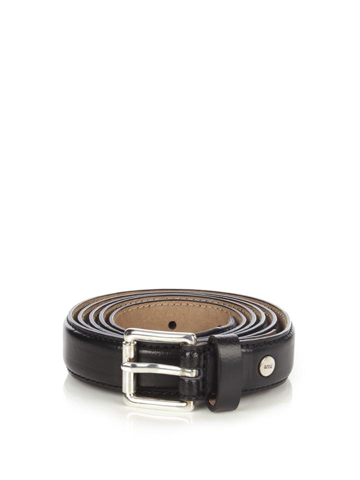 Ami Slim Leather Belt