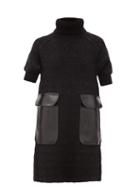 Matchesfashion.com Junya Watanabe - Contrast-pocket Tweed Dress - Womens - Black