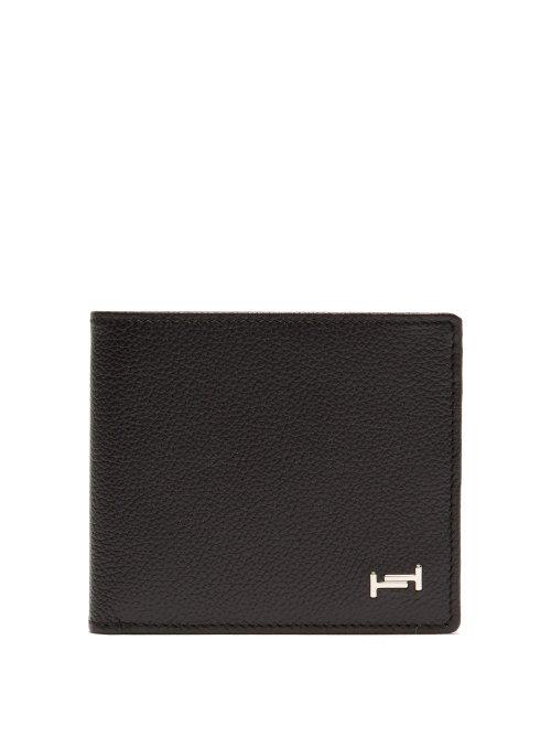 Matchesfashion.com Tod's - Grained Leather Billfold Wallet - Mens - Black