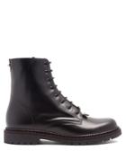 Valentino Lace-up Leather Boots