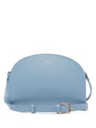 Matchesfashion.com A.p.c. - Half Moon Leather Cross Body Bag - Womens - Light Blue