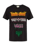 Matchesfashion.com Gucci - Metal Cotton Jersey T Shirt - Mens - Black Multi