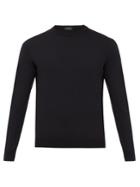 Zanone Crew-neck Wool-blend Sweater