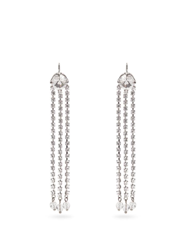 Miu Miu Crystal-embellished Drop Earrings