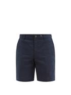 Rag & Bone - Perry Linen-blend Shorts - Mens - Navy