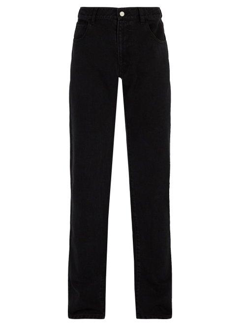 Matchesfashion.com Raf Simons - Regular Fit Denim Jeans - Mens - Black