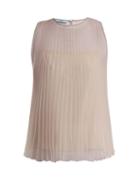 Matchesfashion.com Prada - Cigaline Pleated Top - Womens - Light Purple