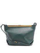 Matchesfashion.com Khaite - Augusta Leather Cross-body Bag - Womens - Dark Green