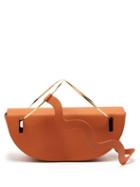 Matchesfashion.com Roksanda - Elba Wave Strap Grained Leather Shoulder Bag - Womens - Tan
