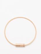 Le Gramme - 11g 18kt Rose Gold Cable Bracelet - Mens - Red Gold