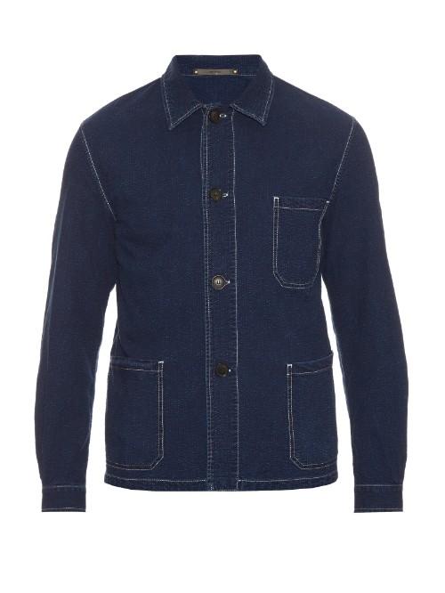 Paul Smith Contrast-stitch Seersucker Jacket