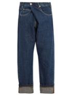 Jw Anderson Asymmetric Straight-leg Jeans