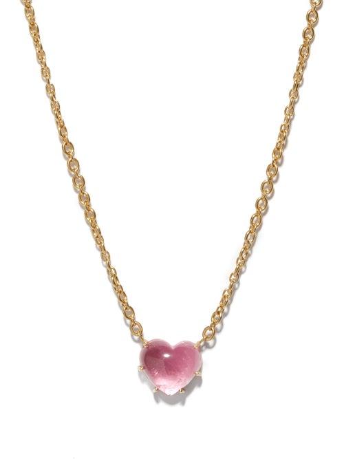 Ladies Fine Jewellery Irene Neuwirth - Love Tourmaline & 18kt Gold Necklace - Womens - Pink