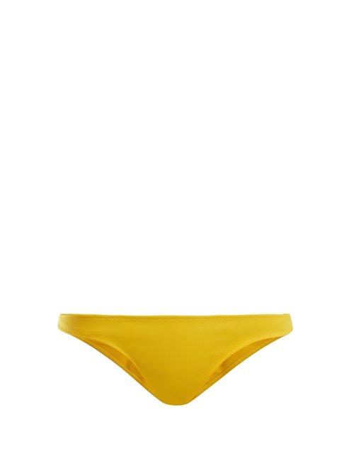 Matchesfashion.com Rochelle Sara - The Mercer Bikini Briefs - Womens - Yellow