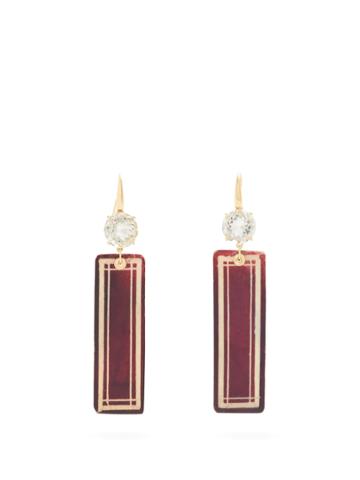 Francesca Villa Prasiolite & Yellow-gold Easy Living Earrings
