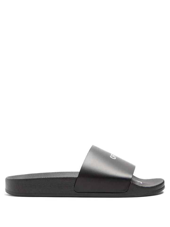 Off-white Stamp Logo Slides