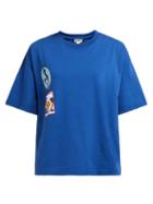 Matchesfashion.com Phipps - Extinct Bird Organic Cotton T Shirt - Womens - Blue