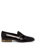 Matchesfashion.com Versace - Patent Leather Loafers - Mens - Black