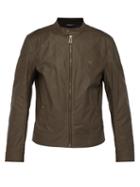Matchesfashion.com Belstaff - Kelland Waxed Cotton Racer Jacket - Mens - Brown