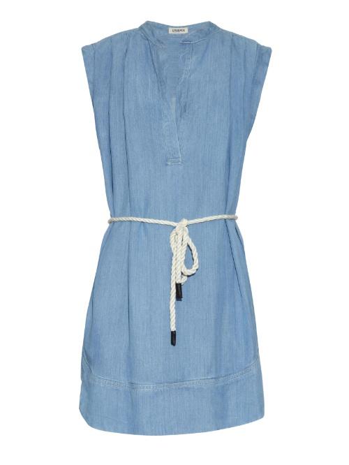 L'agence Belted Chambray Dress