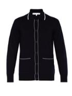 Matchesfashion.com Orlebar Brown - Sinclair Wool Cardigan - Mens - Navy