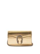 Gucci - Dionysus Super Mini Leather Cross-body Bag - Womens - Gold