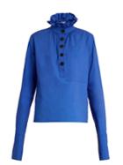 J.w.anderson Ruffled-collar Long-sleeved Top