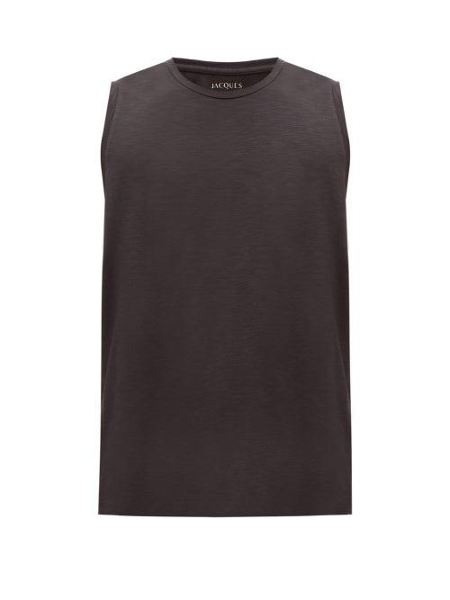 Matchesfashion.com Jacques - Crew Neck Performance Tank Top - Mens - Black